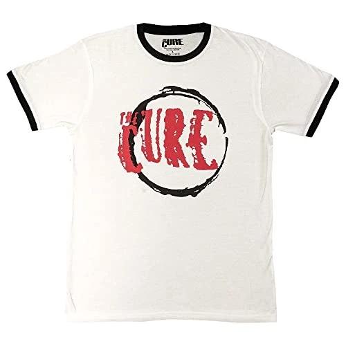 The Cure Ringer T Shirt Circle Band Logo Official Unisex White 2XL