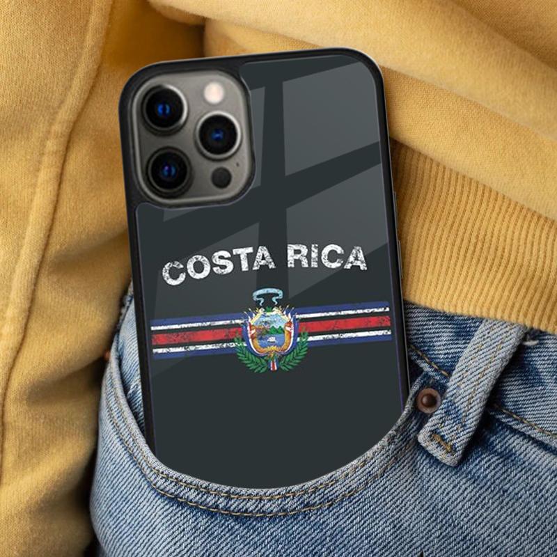 Costa Rica Flag Soft Phone Case for iPhone 17 Air 16e Pro Max 15 Pro 13 14 Plus 11 12 MagSafe Magnetic Coque