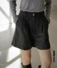 Nounbeleo Wool Blend Two-Tuck Short [Knfw04Pt02]_[2Color]