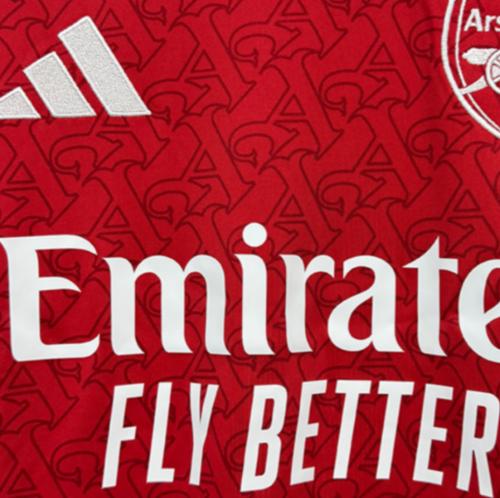 Adidas Free Shipping With AdiClub Arsenal 25/26 Long Sleeve Home Jersey JI9536