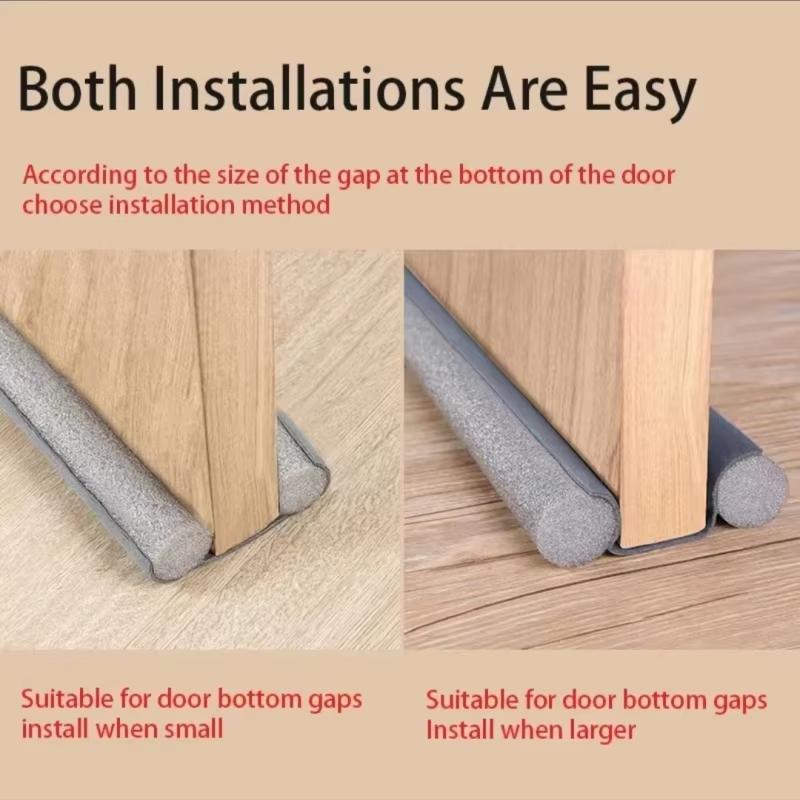 1 Pack Flexible Under Door Draft Stopper Bottom Seal Strip Anti Cold  Blocker Thicker Sealing Strip