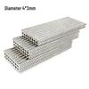 Neodymium Iron Boron Super Strong Double-Sided Refrigerator Magnets - Round & Square