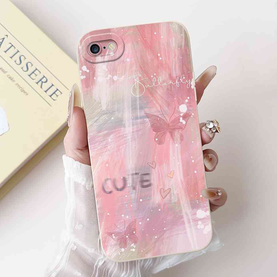 Für Apple iPhone 6 A1549 Hülle Weiches Silikon Mode Malerei Rückseite Für iPhone 6 iPhone6s 6S A1633 4,7" Handyhüllen Bumper