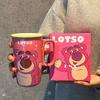 Disney Cartoon Ceramic Mug 500ml, Cute Coffee Cup with Handle, Large Capacity Drinkware for Home Office Gift