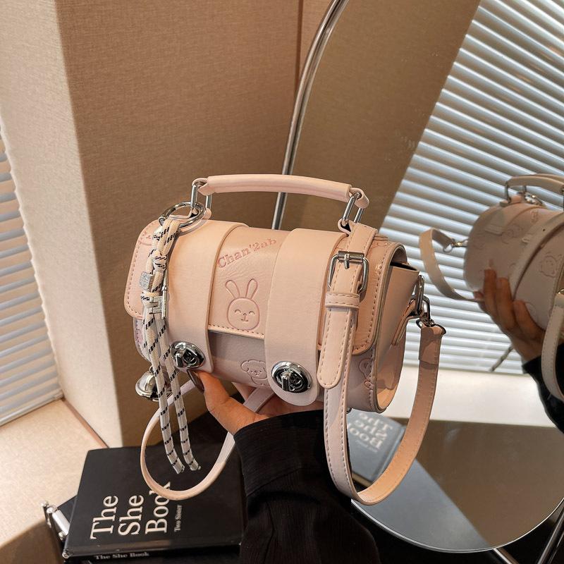 Versatile hand carry small bag women's new trendy fashion texture pillow bag high-end single shoulder messenger bag