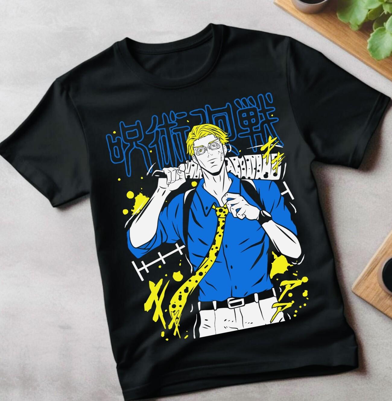 Kento Nanami T-Shirt Mens Womens Tees Top Itadori Yuji Jujutsu Kaisen Gojo Sukuna Toji Shirt All Size L
