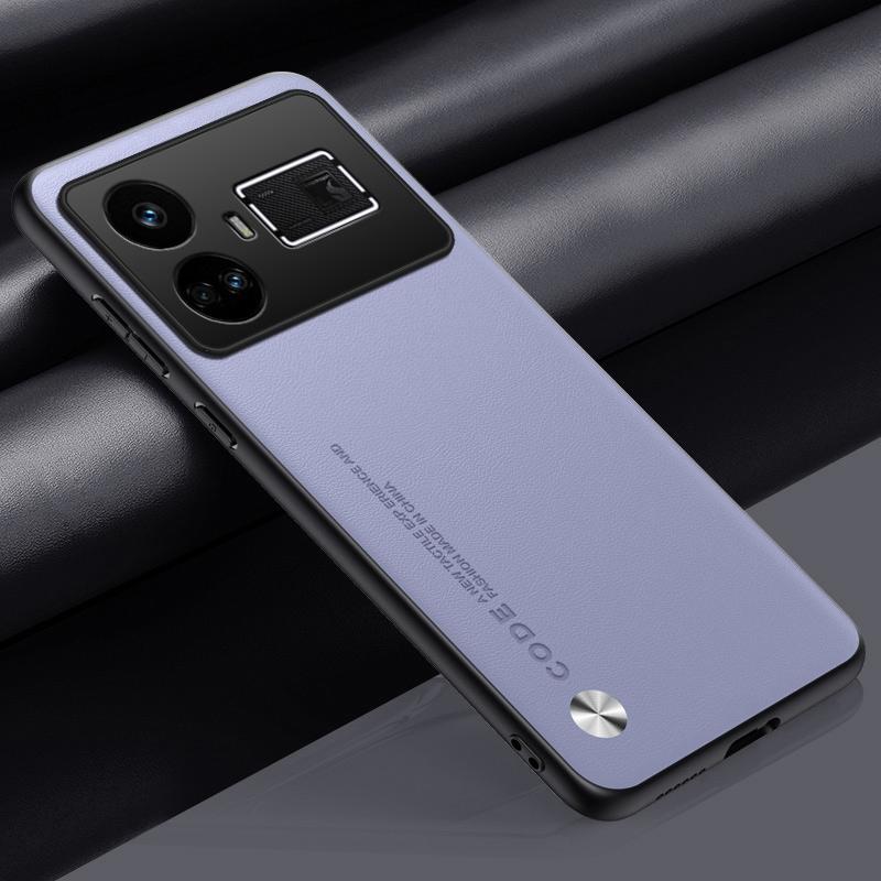 Luksusowe etui ze skóry PU dla Realme GT5 5G Matowe etui Silikonowa pełna ochrona Etui na telefon dla Realme GT2 Pro GT3 GT 5 3 2 Coque