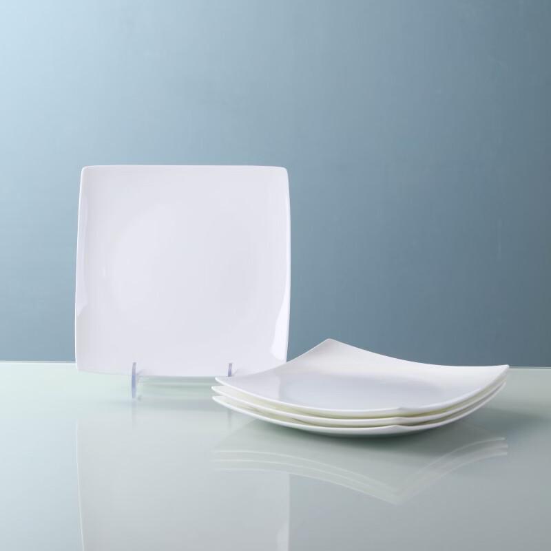 Jingdezhen Ceramic Dinner Plate Set (4-Pack, 8-Inch)