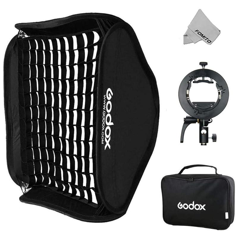 

Софтбокс GODOX 80x80см + Набір плакетів S2 продукт з сіткою