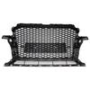 Gloss Black Front Honeycomb Bumper Grill Grille Fit Q5 2013-2017