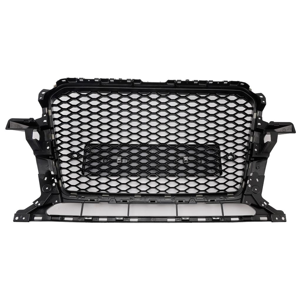 Gloss Black Front Honeycomb Bumper Grill Grille Fit Q5 2013-2017