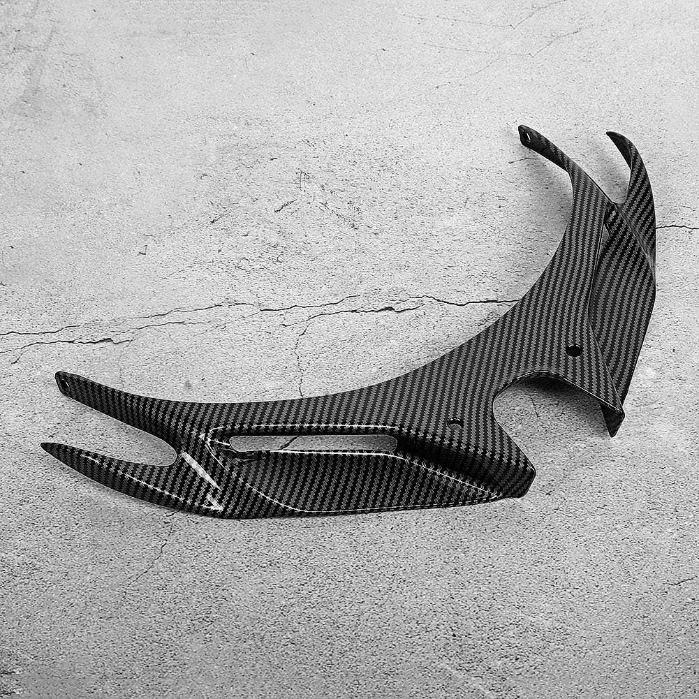 KIMISS Front Aerodynamic Winglets, Carbon Fiber Style Front Fairing Aerodynamic Wing Cover Fits for Kawasaki Ninja 250/400 2018-2020