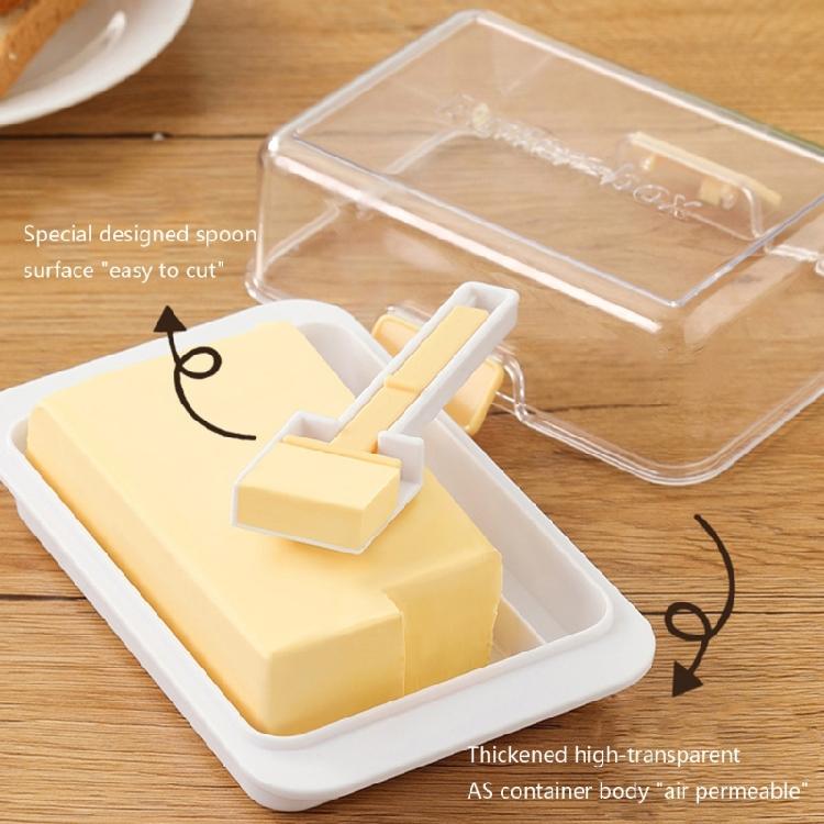 Stylish Japanese Inspired Butter Cheese Storage Case Cutting Tray With Lid For Daily Use Kitchen Accessories