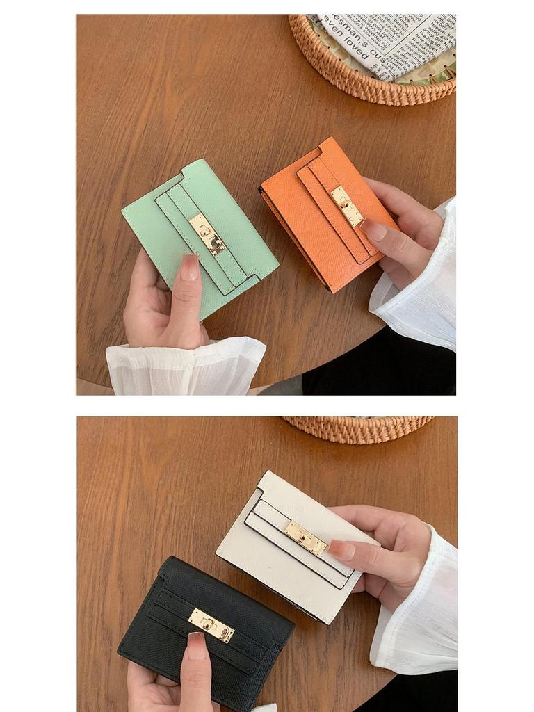 Women's High-end Accordion Coin Purse with Multi-card Slots