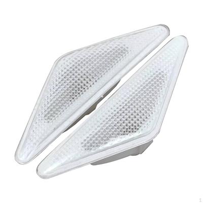 2 Pieces Turn Signal Side Marker Light Lamp Compatible 1063835 Replace Parts Professional
