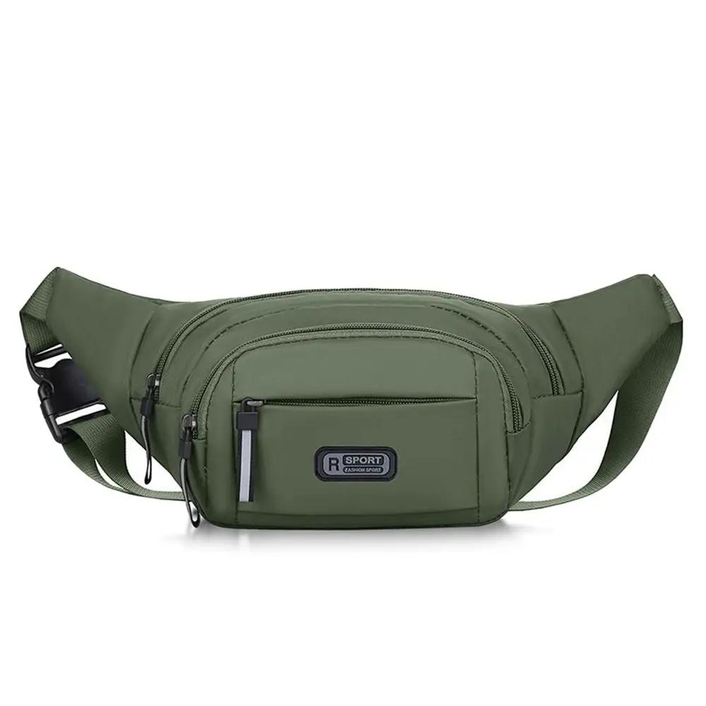 Waterproof Waist Bag Korean- High-capacity Outdoor Sports Fanny Pouch Canvas Child Banana Bag for Girls Kids Bag