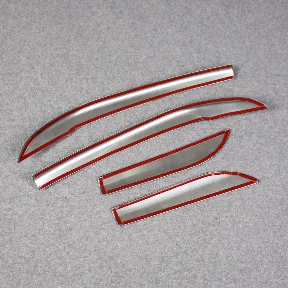 Accessoires de voiture compatibles avec Toyota RAV4 2019-2025 Ensemble de 4 pièces de protections d'angle de pare-chocs avant+arrière Extérieur