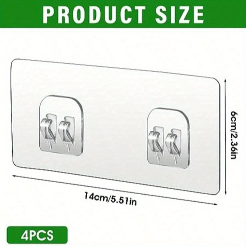 Samolepicí háčky na sprchový košík, Vodotěsné nástěnné háčky pro koupelnové úložné košíky, Mýdlenky a zavěšení, Není potřeba vrtání