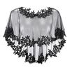 Women Party Bridal Casual Lace Shawl Wedding Cape Evening Dress Cape Style Shawl Elegant Light Sheer
