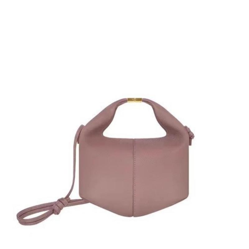 Europeisk amerikansk retro håndveske for kvinner 2024 vår og sommer New Lady Bøtteveske Høykvalitets PU tøyveske Kan håndholdt crossbody og enkelt skulder