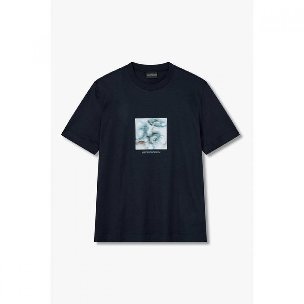 Emporio Armani Men S Lyocell Graphic T ShirT A516126061 S