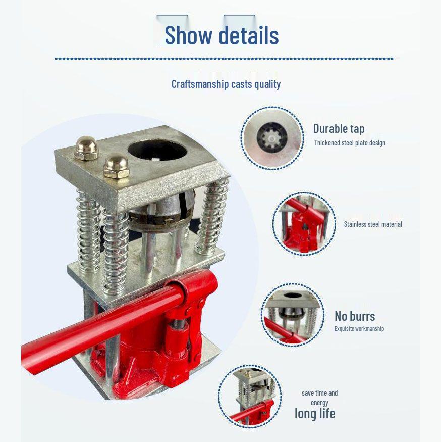 Hydraulic High-Pressure Pipe Crimping Tool and Connector Sleeve