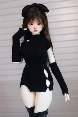 HAMRETHYPPZ BJD Ball Jointed Doll Doll Doll Maid Ball Jointed Doll Black Cute Suit and Body Not Black 1/4 1/6 1/3 Dress, Costume, Outfit, Dress-Up,