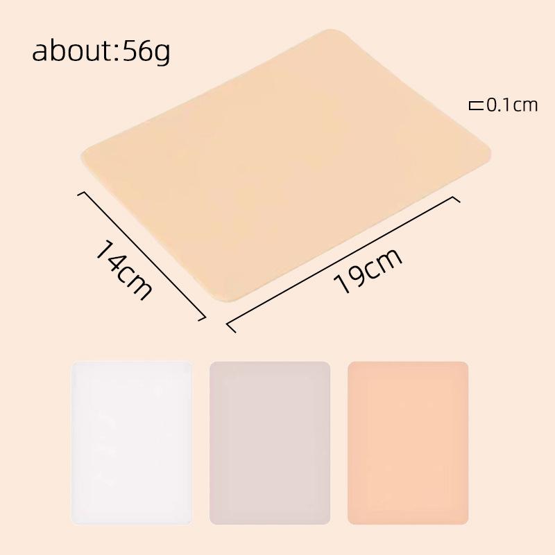 Eco-Friendly Small Silicone Tattoo Practice Skin for Beginners - Portable, Handmade, Skin Color Microblading Simulation