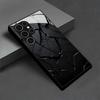 Lava-Textur-Muster Glas Handyhülle Für Samsung Galaxy S26 S25 S24 S22 S23 Ultra S21 S20 Plus 5G Rutschfeste Vollabdeckung