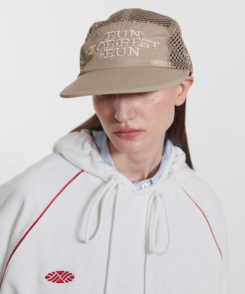 Minasu Run For Rest Run Mesh Camp Cap_Beige