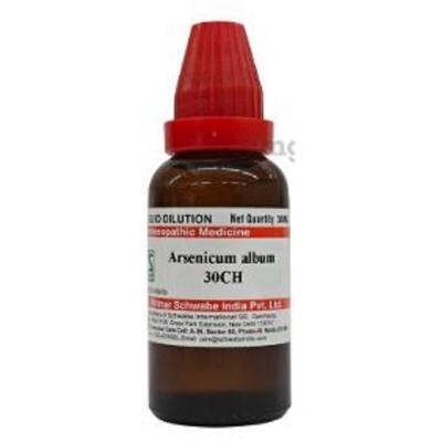 @ Dr Willmar Schwabe India Arsenicum Album Dilution 30CH 30ML UK338 50%OFF