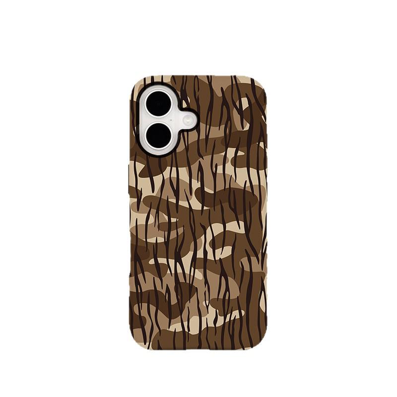 

Retro Forest Camouflage Magnetic Two-in-One Case for Apple 17/Samsung S26/S25 iPhone 13 Pro Max
