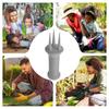Storage Hole Weeding Tool Ergonomic Grip Cultivator Digging Fork Manual Aerator  Plant Care
