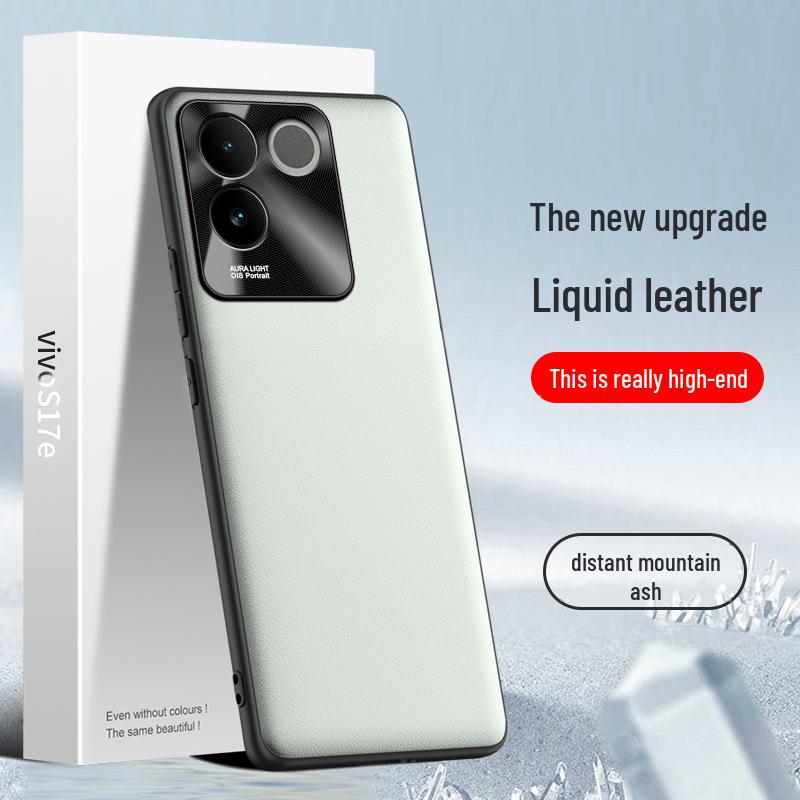 Flüssigleder-Telefonhülle für Vivo S17e, Anti-Fall- und Anti-Fouling-Schutzhülle. Versenden Sie ein Stück.