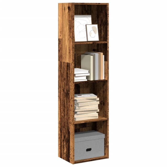 VidaXL Bookcase Old Wood 40x30x152 Cm Engineered Wood, Shelf, Bookshelf, Book Support, Cabinet of 857883
