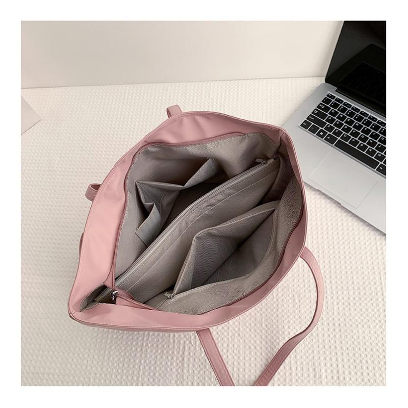 Pendlertasche fürs Klassenzimmer, Canvas-Tasche, wasserdicht, Nylontasche, große Tasche, lässig, Damen, großes Fassungsvermögen, Umhängetasche