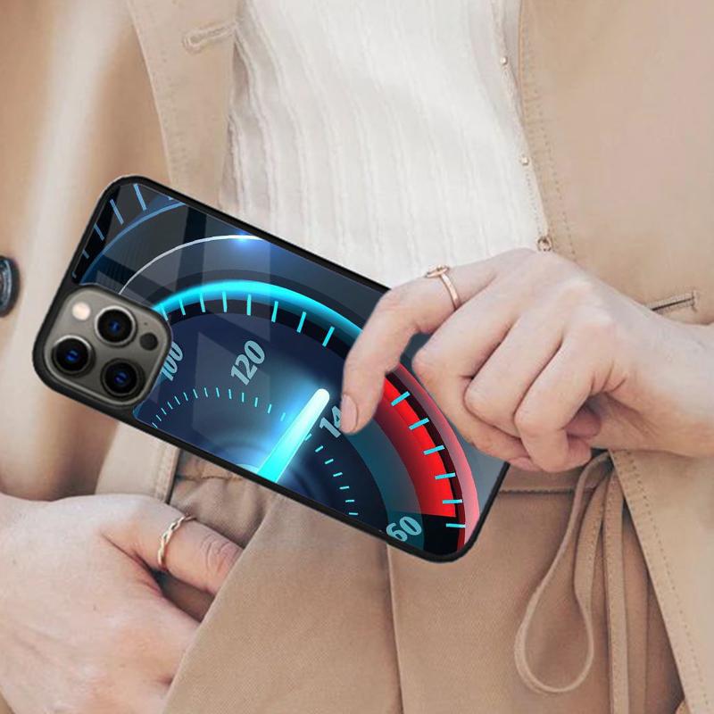 Car Speed Dashboard Magnetic Phone Case For APPLE iPhone 17 Air 16 14 13 12 Pro Max 15 Plus Wireless Charge With MagSafe Cover