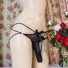 Schleife Spitze Transparent Sissy Beutel Slips Herren Sexy Hohl Kreuzgurt Slips Gay Mann Offen Geschlossen Penis Hülle Dessous Unterwäsche