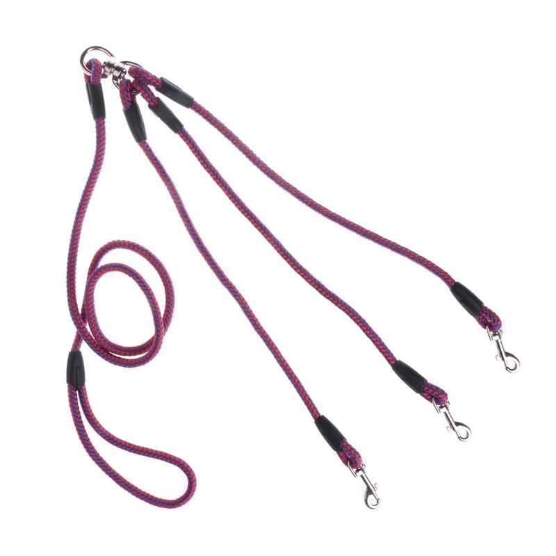 3 in 1 Dog Leashes with Nylon Handle Long Nylon Rope Detachable for Outdoor