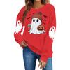 Women's Fashion Casual Halloween Hooded Sweatshirt for Festive Occasions
