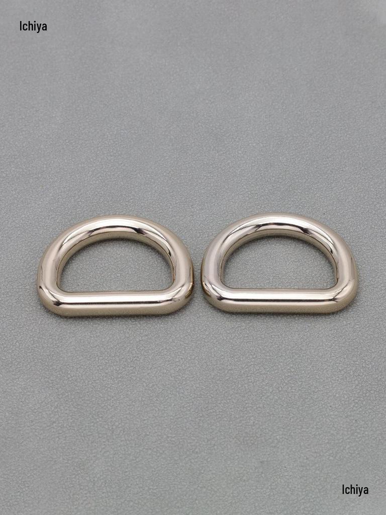 Gold Light D-Ring Buckle for Bags and Backpacks - DIY Leather Hardware Accessories