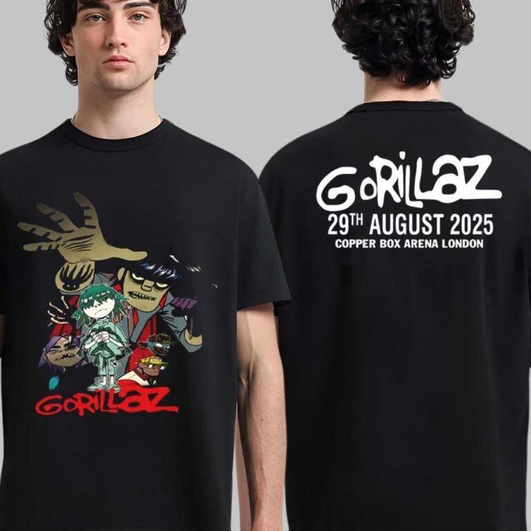 

Gorillaz Debut Album Performed in Full Live in London UK on August 29 2025 Tee High-end Luxury Is for Both Men and Women Top Y2k S