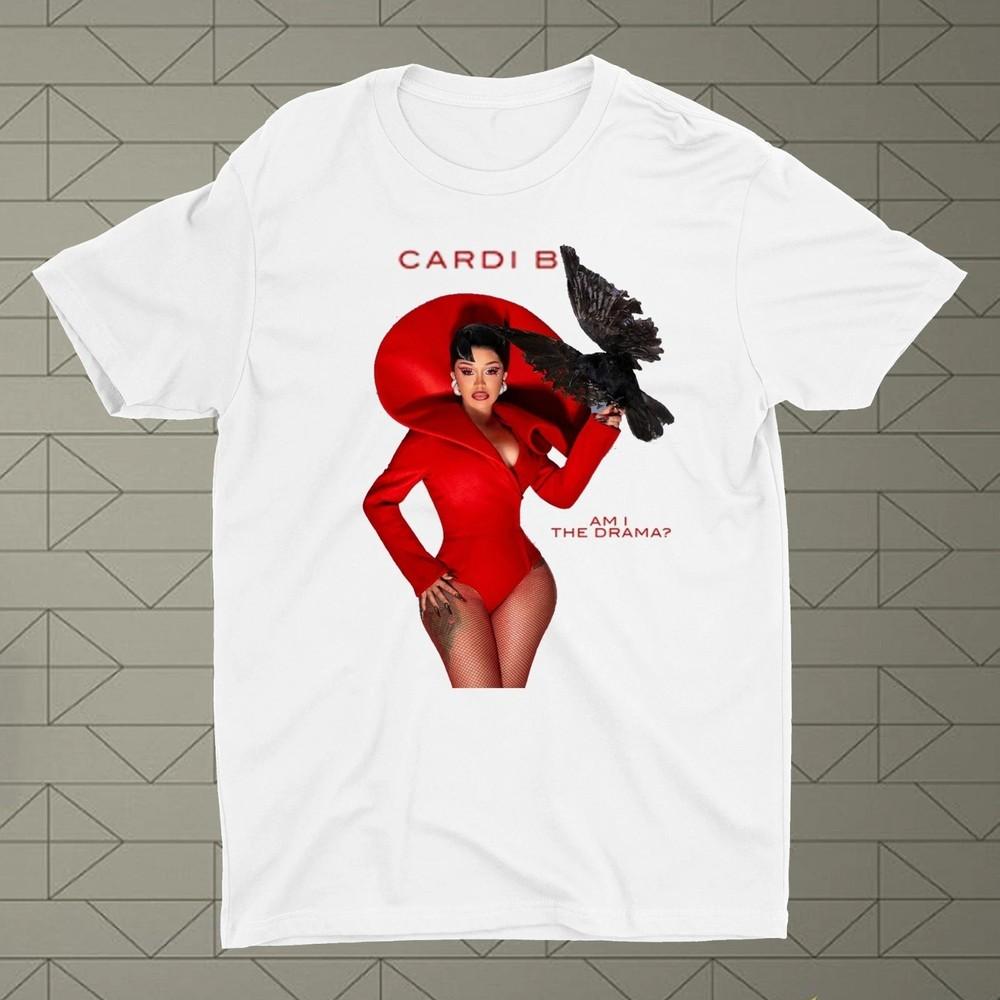 НОВЫЙ Хит Карди Би Футболка «Я ли драма?» Все размеры S-3XL Унисекс Футболка XL