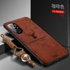 Per Huawei Nova 9 SE Custodia Morbida Silicone+Tessuto Rigido Cervo Sottile Protettiva Cover Posteriore Custodia per huawei Nova 9 9SE Nova9 guscio telefono