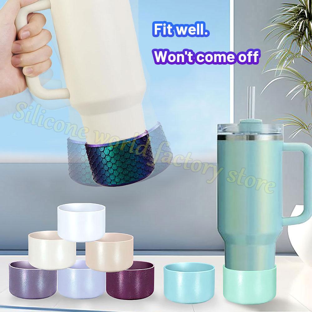 SW 7.5CM Silicone Cup Bottom Cover For Stanley 40oz Tumbler Silicone Boot Sleeve For IceFlow 30/20oz Water Bottle Covers