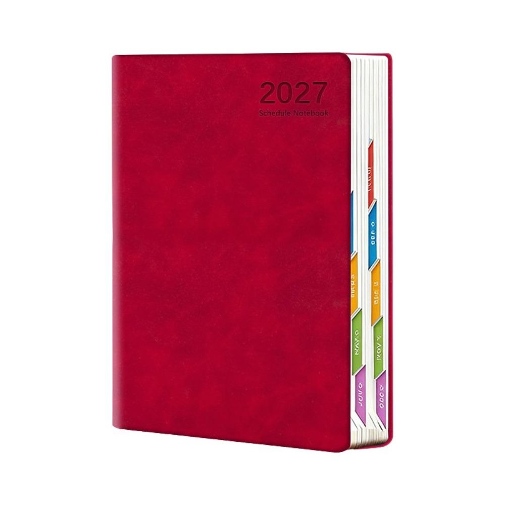 Portable 2027 Daily Planner Notebooks Efficiency Schedule Notebook For School Office Work