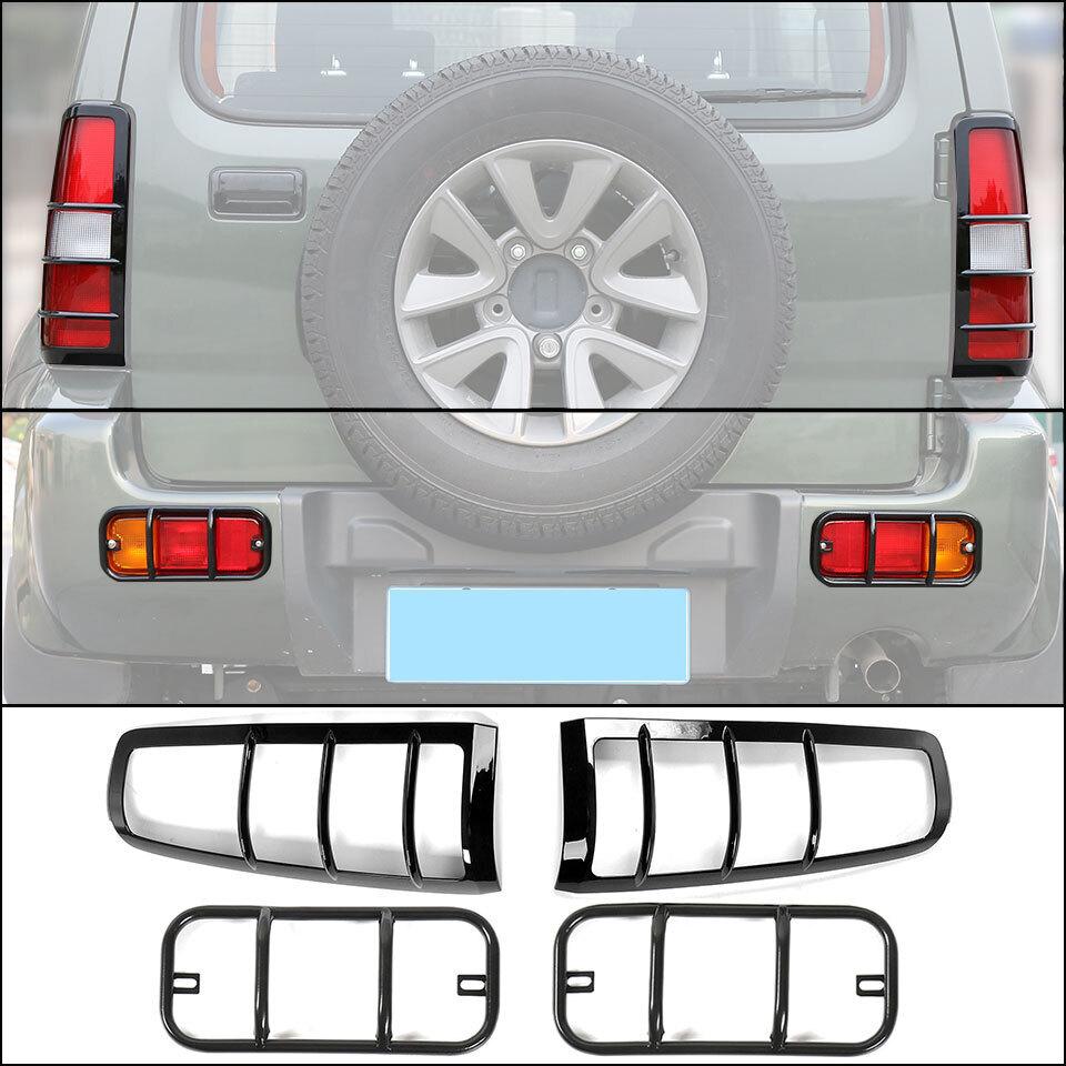 SHINEKA Lamp Hoods For Suzuki Jimny 2007-2017 Car Tail Light Lamp Rear Fog Light Decoration Cover Trim Kit Exterior Accessories