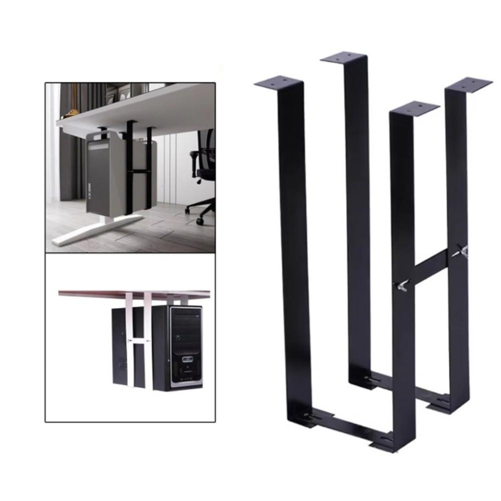 Sturdy Adjustable CPU Stand Rustproof Computer Mainframe Hanger  Office Setup