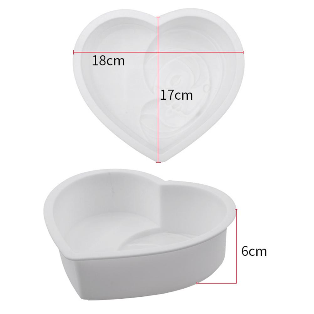 

Силіконова форма для торта на День Матері, форма для шоколаду та льоду у формі серця, форма для випічки для кухонних інструментів для випічки