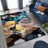 Demon Slayer Swordsmen Trio Patterned Rug Durable Easyclean Carpet For Bedroom Study Home Party Decor Birthday Gift